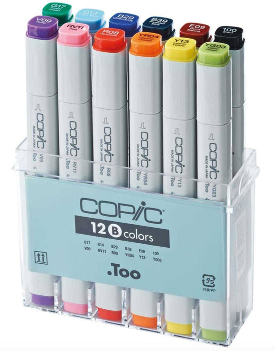 Copic Original 12B Assorted Marker Set