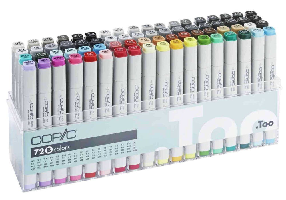 Copic Original 72B Assorted Marker Set