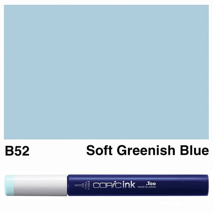 COPIC INKS COPIC Copic Ink B52-Soft Greenish Blue