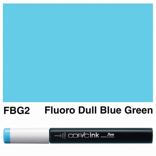COPIC INKS COPIC Copic Ink FBG2-Fluoro Dull Blue Green
