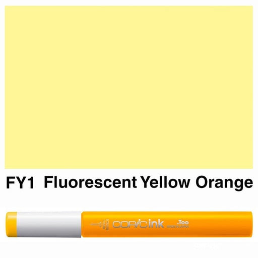 COPIC INKS COPIC Copic Ink FY1-Fluorescent Yellow Orange