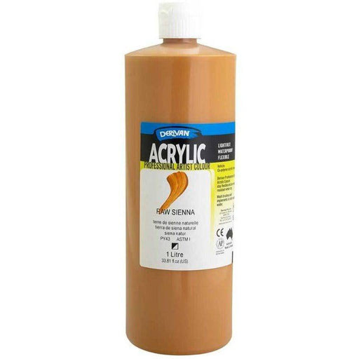 DERIVAN ARTIST DERIVAN Derivan Artist Acrylics 1 Litre Raw Sienna