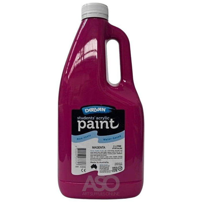 Derivan Student Acrylic 2 Litre Magenta