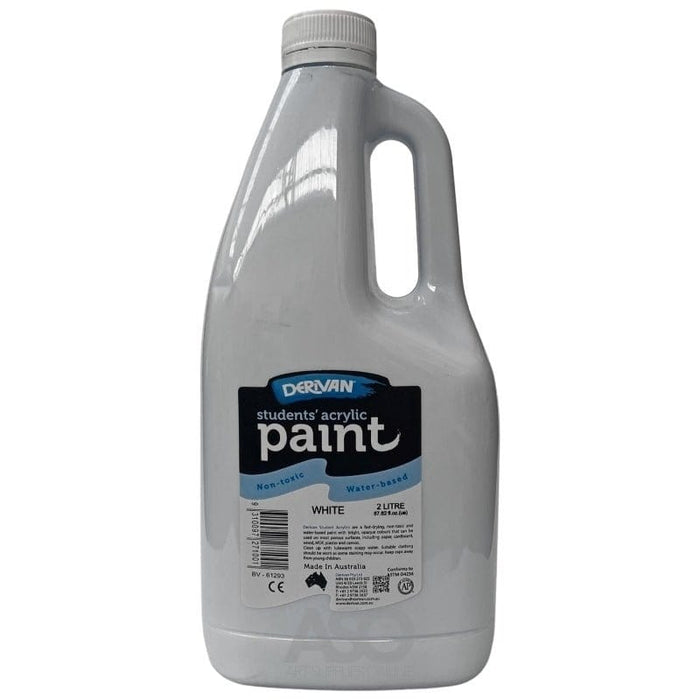 Derivan Student Acrylic 2 Litre White