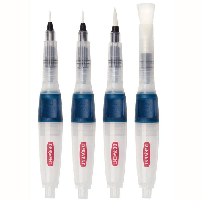 Derwent Push Button Waterbrush Assorted Set