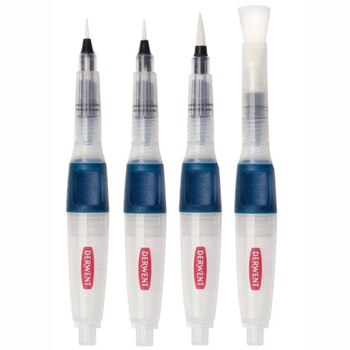 DERWENT BRUSHES DERWENT Derwent Push Button Waterbrush Assorted Set