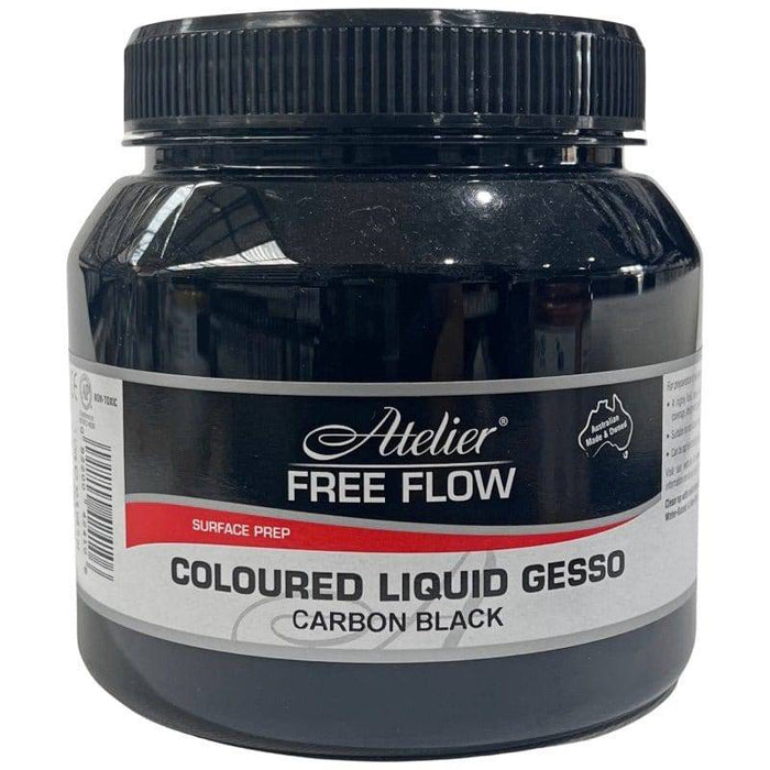 Atelier Coloured Liquid Gesso Carbon Black