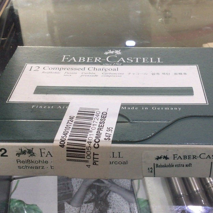 Faber-Castell Extra Soft Charcoal Sticks (12-Pack)