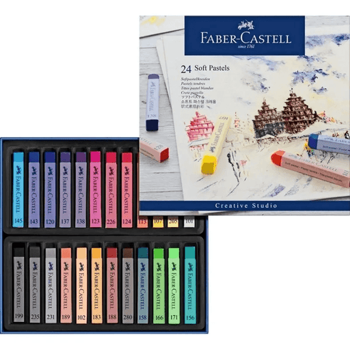 Faber Castell Soft Pastels Set 24 - The Sydney Art Store