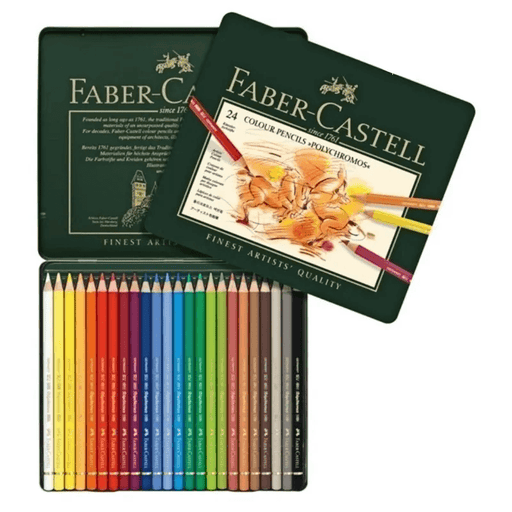 FABER-CASTELL FABER-CASTELL Set 24 Faber-Castell Polychromos High-Quality Artists' Pencil Sets