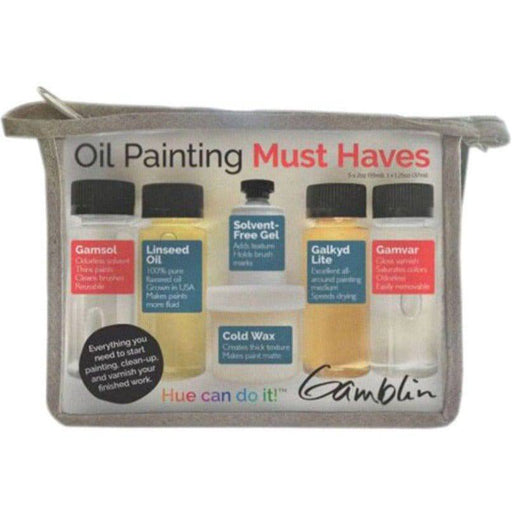 GAMBLIN MEDIUMS GAMBLIN Gamblin Oil Painting Must Have Mediums Set of 6