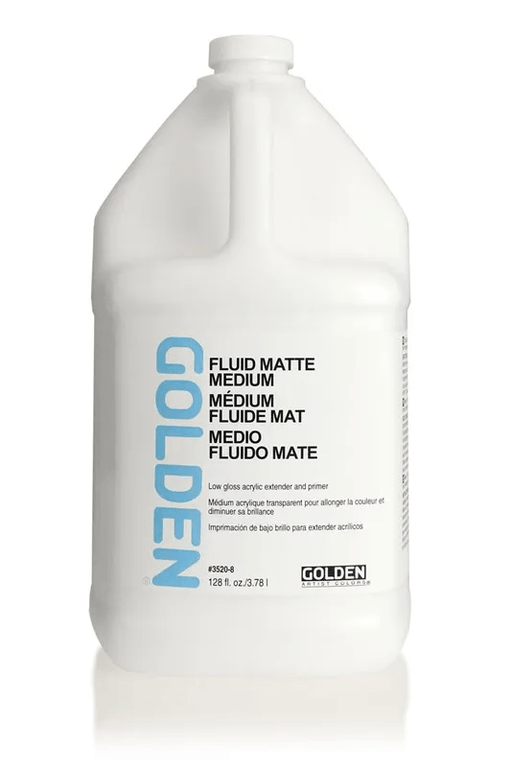 GOLDEN MEDIUMS GOLDEN 3.78 Litre Golden Fluid Matte Medium