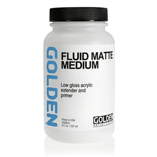 GOLDEN MEDIUMS GOLDEN Golden Fluid Matte Medium