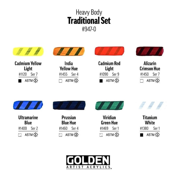 GOLDEN SETS Golden Heavy Body Traditional Set