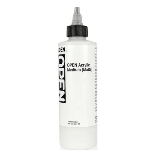 GOLDEN MEDIUMS GOLDEN 236ml Golden OPEN Acrylic Medium (Matte)