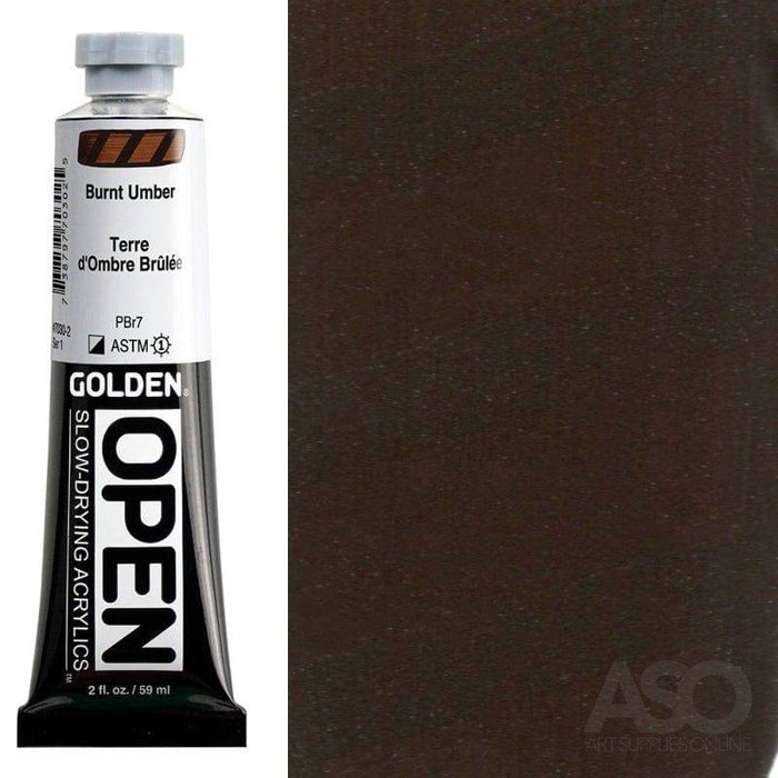 Golden OPEN Burnt Umber - The Sydney Art Store