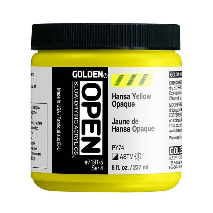 Golden OPEN Hansa Yellow Opaque - The Sydney Art Store