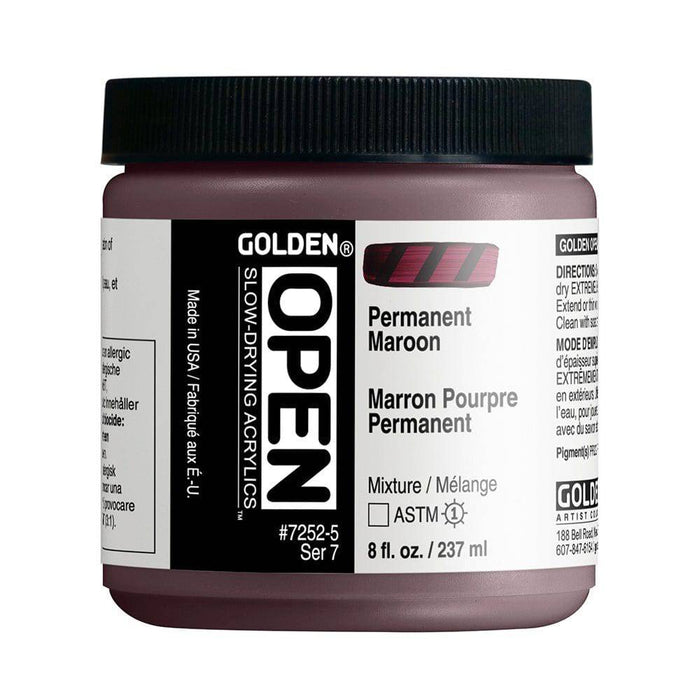 Golden OPEN Permanent Maroon