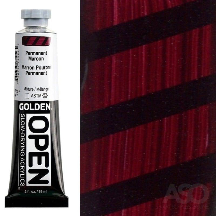 Golden OPEN Permanent Maroon