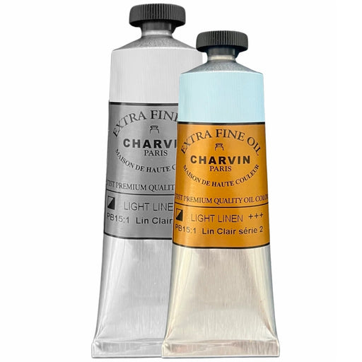 Charvin Professional Oil Paint Extra Fine, Wooden Box Set of 11 60ml Tubes  - Assorted Colors
