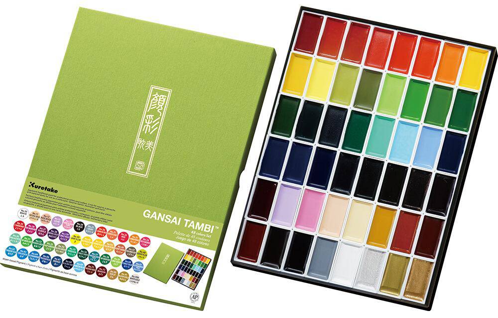 Zig Gansai Tambi Watercolour 48 Set