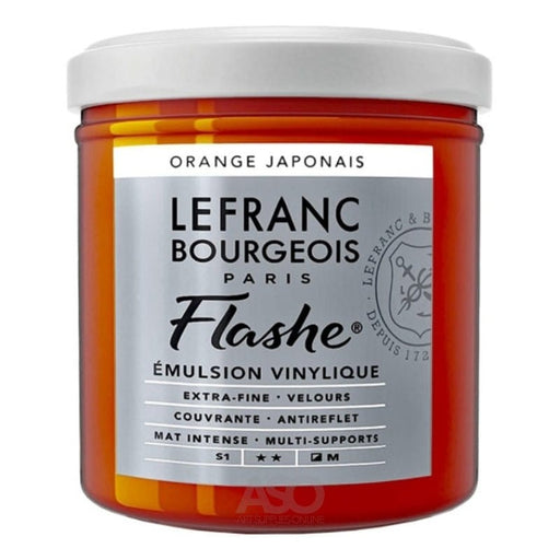 LEFRANC & BOURGEOIS LEFRANC & BOURGEOIS L&B Flashe Vinyl Colour 125ml - Japanese Orange