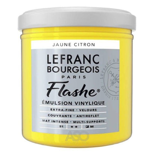 LEFRANC & BOURGEOIS LEFRANC & BOURGEOIS L&B Flashe Vinyl Colour 125ml - Lemon Yellow