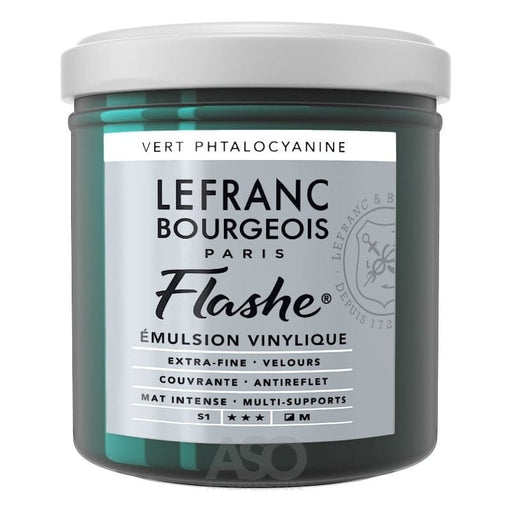 LEFRANC & BOURGEOIS LEFRANC & BOURGEOIS L&B Flashe Vinyl Colour 125ml - Phthalocyanine Green