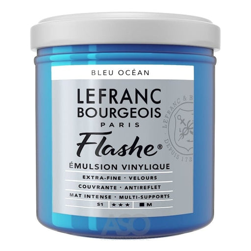 LEFRANC & BOURGEOIS LEFRANC & BOURGEOIS L&B Flashe Vinyl Colour 125ml - Primary Blue / Ocean Blue