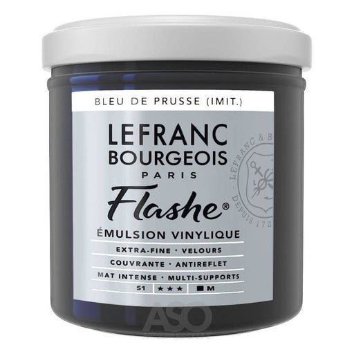 LEFRANC & BOURGEOIS LEFRANC & BOURGEOIS L&B Flashe Vinyl Colour 125ml - Prussian Blue Hue