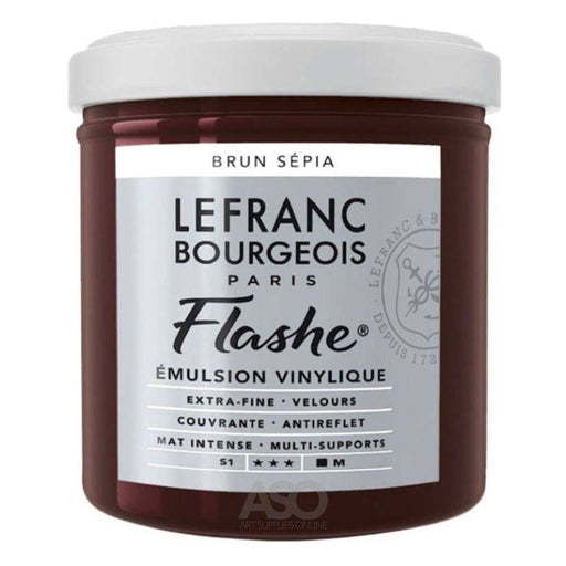 LEFRANC & BOURGEOIS LEFRANC & BOURGEOIS L&B Flashe Vinyl Colour 125ml - Sepia Brown