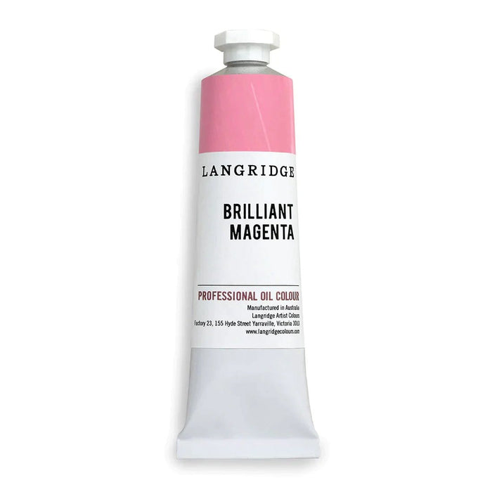 Langridge Oil Brilliant Magenta - The Sydney Art Store