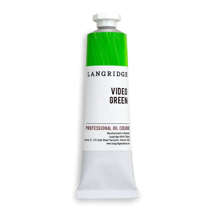 Langridge Oil Video Green - The Sydney Art Store