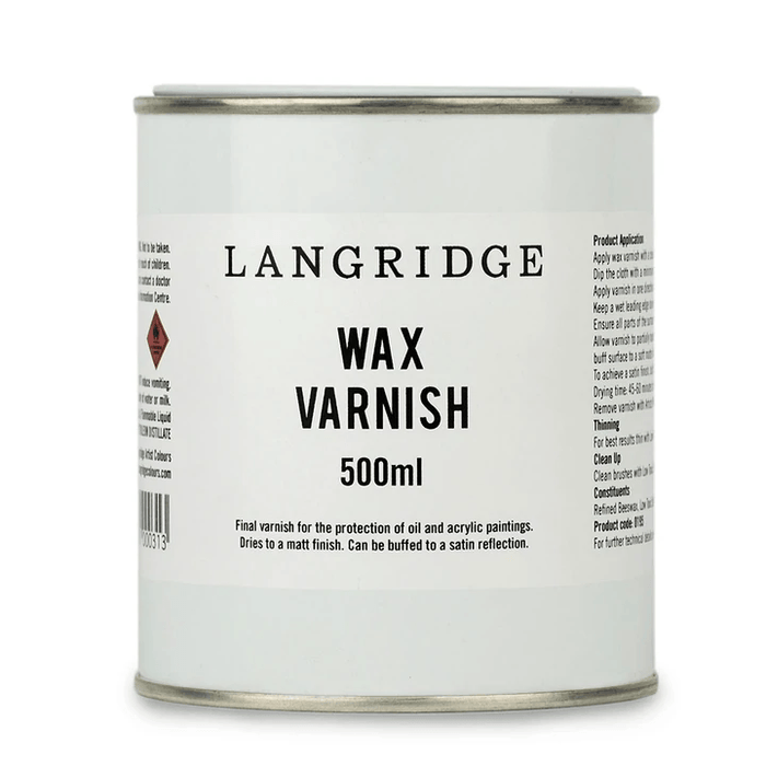 Langridge Wax Varnish for Oil and Acrylic Painting