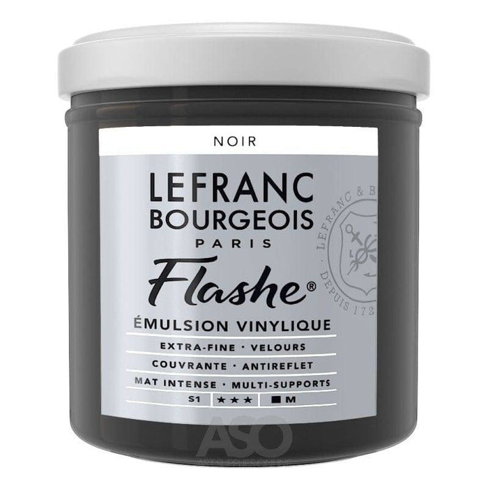 L&B Flashe Vinyl Colour 125ml - Black