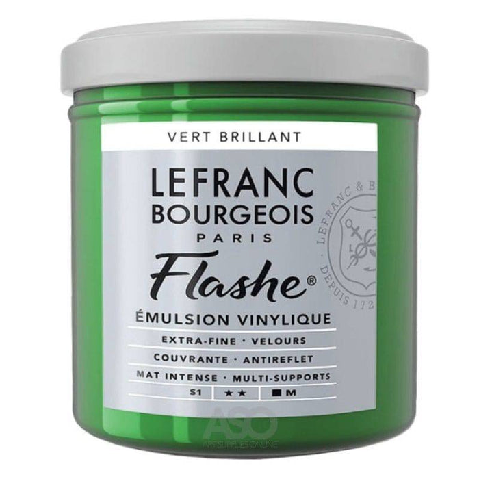 L&B Flashe Vinyl Colour 125ml - Brilliant Green - Discontinued