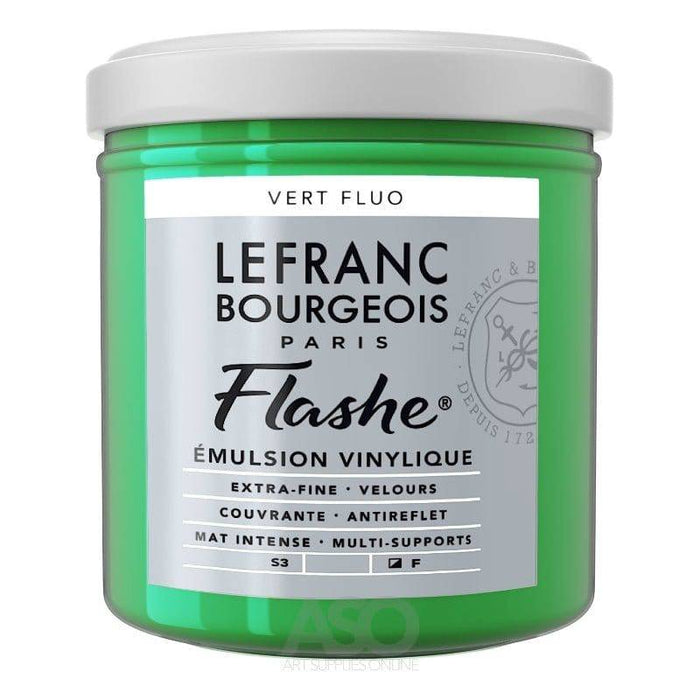 L&B Flashe Vinyl Colour 125ml - Fluorescent Green