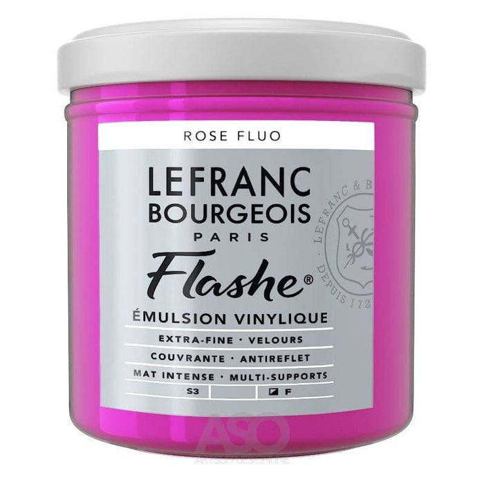 L&B Flashe Vinyl Colour 125ml - Fluorescent Pink