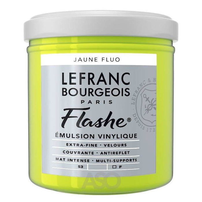 L&B Flashe Vinyl Colour 125ml - Fluorescent Yellow