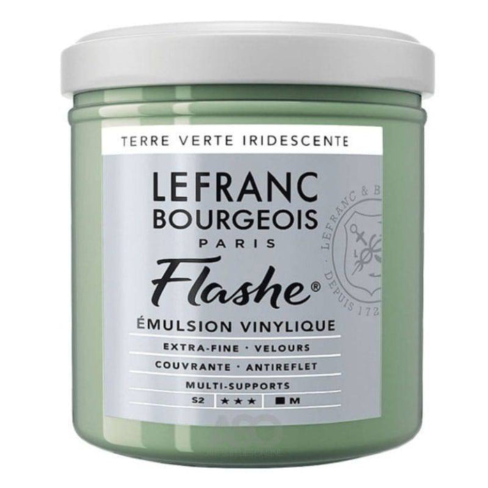 L&B Flashe Vinyl Colour 125ml - Iridescent Green Earth