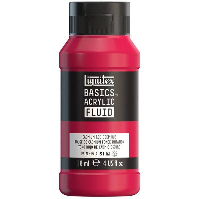 LQX Basics Acr Fluid 118ml Cad Red Deep Hue