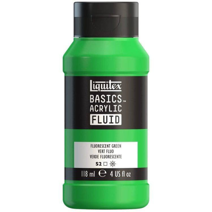 LQX Basics Acr Fluid 118ml Fluorescent Green