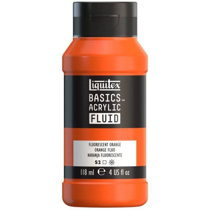 LQX Basics Acr Fluid 118ml Fluorescent Orange