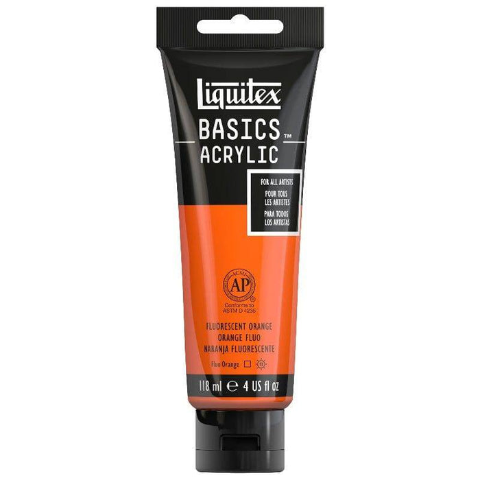 LIQUITEX BASICS LIQUITEX Liquitex Basics Fluro Orange 118ml