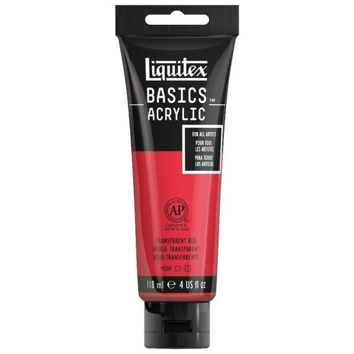 LIQUITEX BASICS LIQUITEX Liquitex Basics Transparent Red 118ml