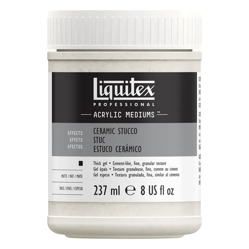 LIQUITEX MEDIUMS LIQUITEX Liquitex Ceramic Stucco Textured Effects Medium 237ml