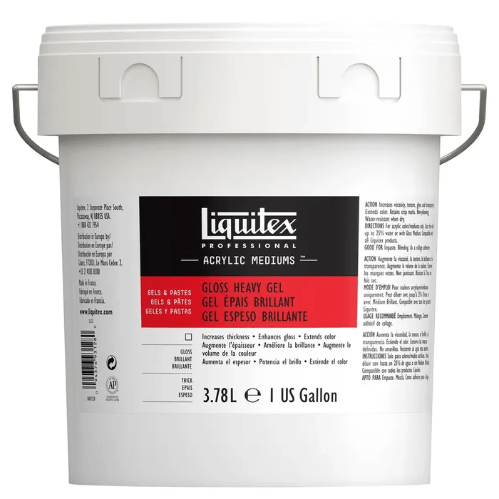 LIQUITEX MEDIUMS LIQUITEX 3.78 Litre Liquitex Gloss Heavy Gel Medium
