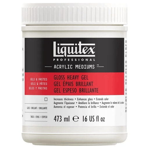 LIQUITEX MEDIUMS LIQUITEX 473ml Liquitex Gloss Heavy Gel Medium