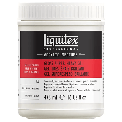 LIQUITEX MEDIUMS LIQUITEX 473ml Liquitex Gloss Super Heavy Gel