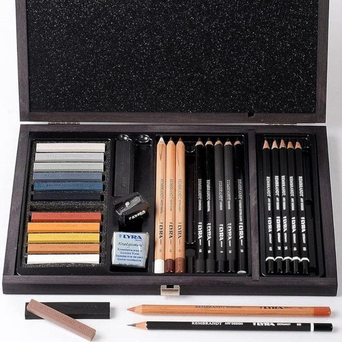 LYRA Lyra Rembrandt Drawing Set 31 pcs in Wooden Box